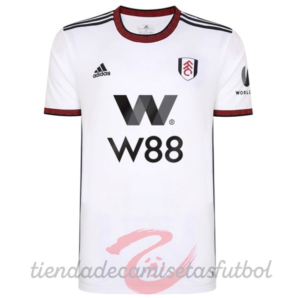 Tailandia Casa Camiseta Fulham 2022 2023 Blanco Camisetas Originales Baratas