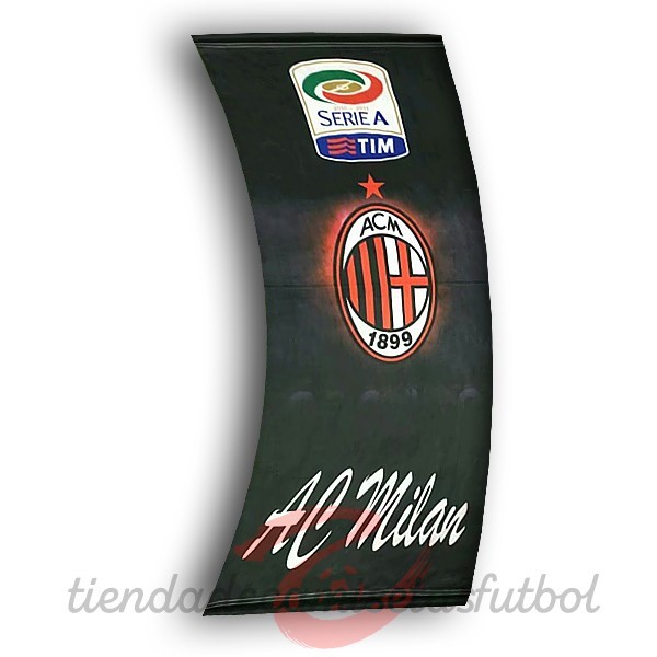 Futbol Bandera de AC Milan Negro Camisetas Originales Baratas
