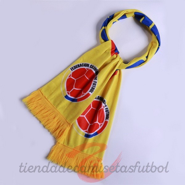 Bufanda Futbol Colombia Tejidas Amarillo Camisetas Originales Baratas