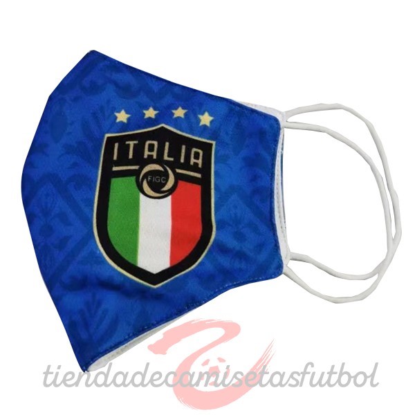 Máscara Futbol Italia toalla Azul Camisetas Originales Baratas