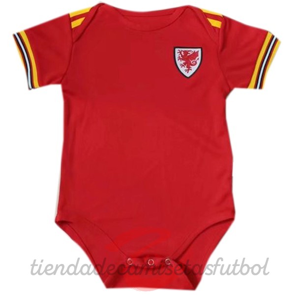 Casa Onesies Niños Gales 2022 2023 Rojo Camisetas Originales Baratas
