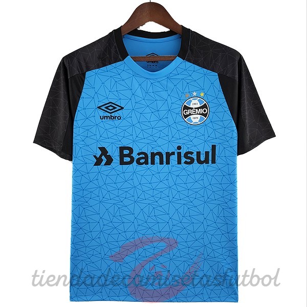 Entrenamiento Grêmio 2022 2023 Azul Camisetas Originales Baratas