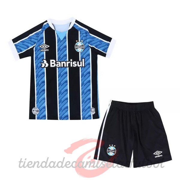 Casa Conjunto De Niños Grêmio 2020 2021 Azul Camisetas Originales Baratas