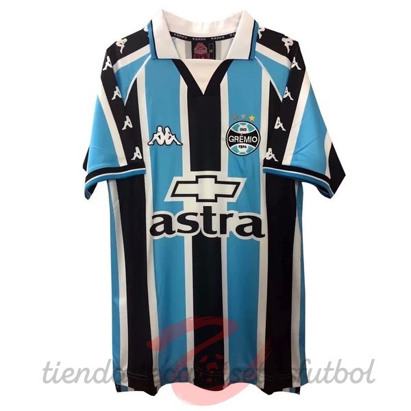 Casa Camiseta Grêmio Retro 2000 Azul Camisetas Originales Baratas