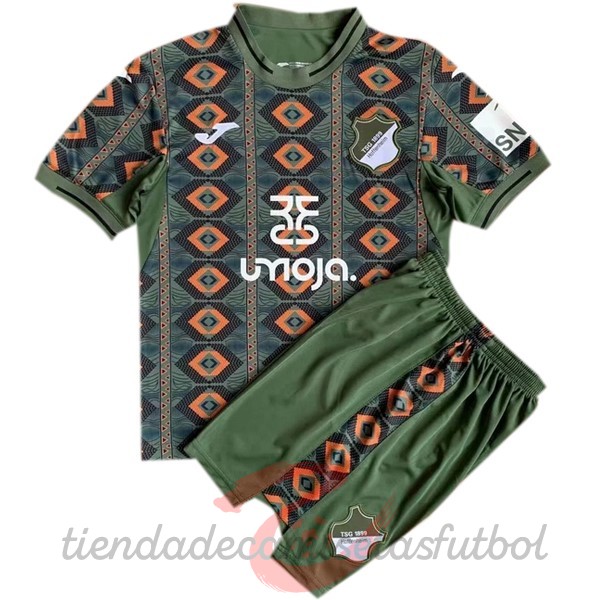 Especial Conjunto De Niños Hoffenheim 2022 2023 Verde Camisetas Originales Baratas