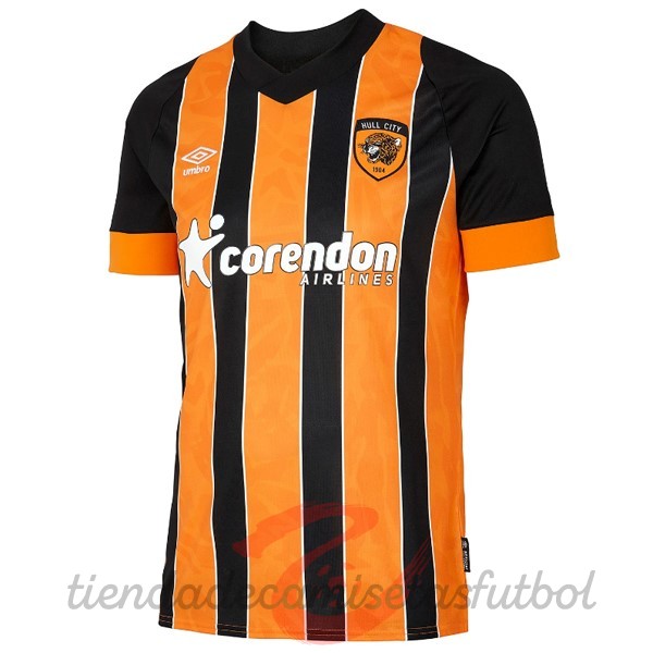 Tailandia Casa Camiseta Hull City 2022 2023 Amarillo Camisetas Originales Baratas