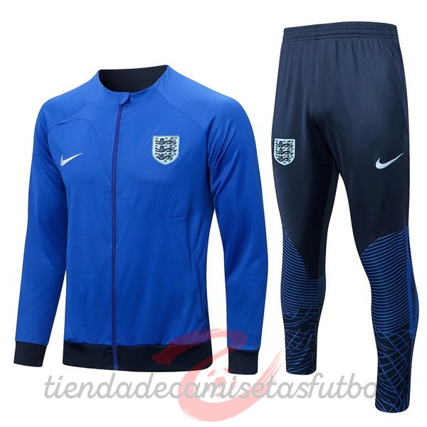 Chandal Inglaterra 2022 II Azul Camisetas Originales Baratas