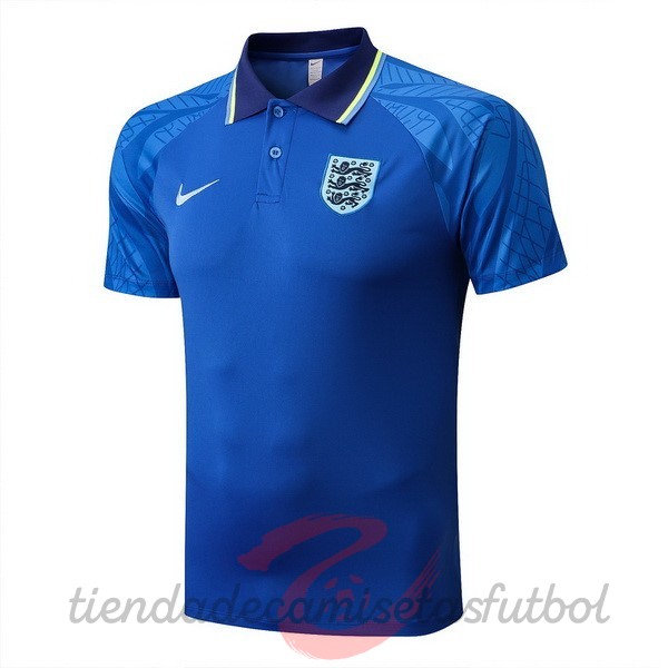 Polo Inglaterra 2022 Azul Camisetas Originales Baratas