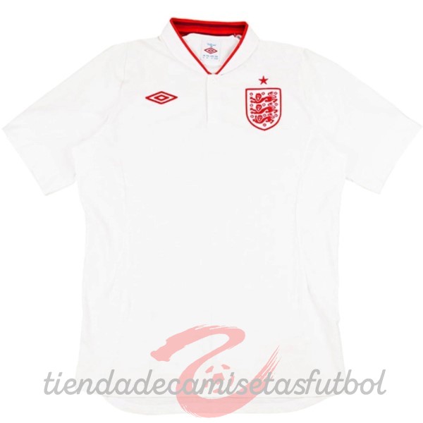Casa Camiseta Inglaterra Retro 2012 Blanco Camisetas Originales Baratas
