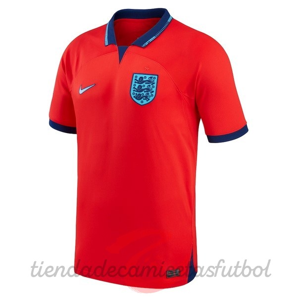 Segunda Camiseta Inglaterra 2022 Rojo Camisetas Originales Baratas