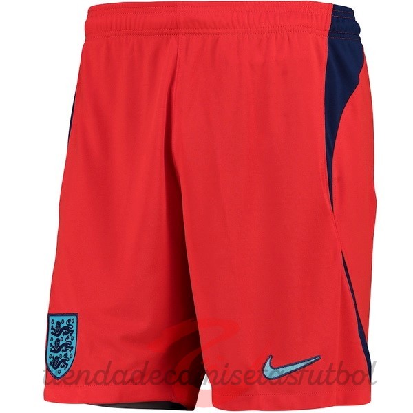 Segunda Pantalones Inglaterra 2022 Rojo Camisetas Originales Baratas