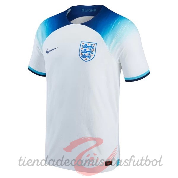 Tailandia Casa Jugadores Camiseta Inglaterra 2022 Blanco Azul Camisetas Originales Baratas
