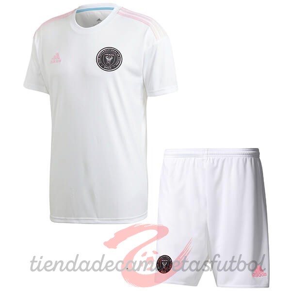 Segunda Conjunto De Niños Inter Miami 2020 2021 Blanco Camisetas Originales Baratas