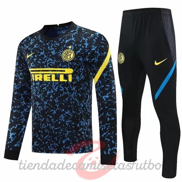 Chandal Inter Milán 2020 2021 Azul Amarillo Camisetas Originales Baratas