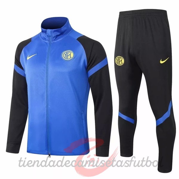 Chandal Inter Milán 2020 2021 Azul Negro Amarillo Camisetas Originales Baratas