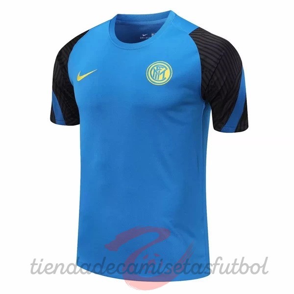 Entrenamiento Inter Milán 2020 2021 Azul Negro Camisetas Originales Baratas