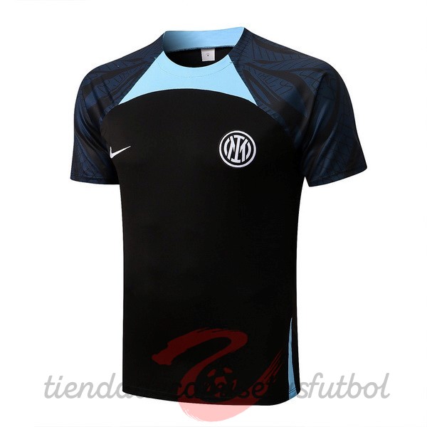Entrenamiento Inter Milán 2022 2023 Negro Azul Camisetas Originales Baratas