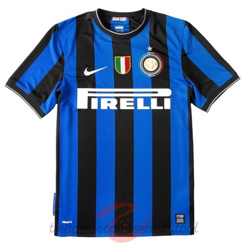 Casa Camiseta Inter Milán Retro 2010 Azul Camisetas Originales Baratas