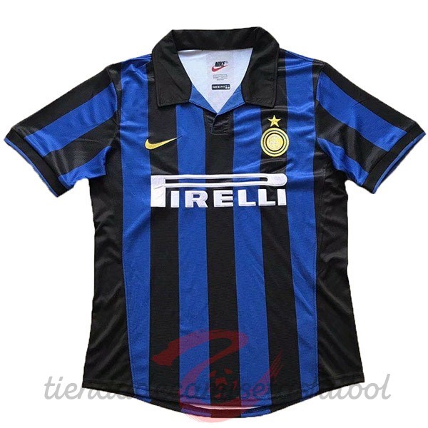 Casa Camiseta Inter Milán Retro 98 99 Azul Camisetas Originales Baratas