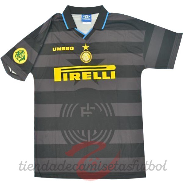 Segunda Camiseta Inter Milán Retro 13 14 Gris Camisetas Originales Baratas