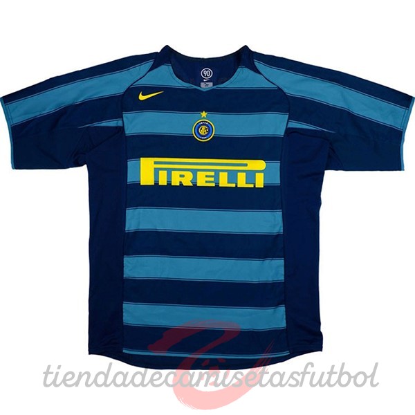 Tercera Camiseta Inter Milán Retro 2004 2005 Negro Camisetas Originales Baratas
