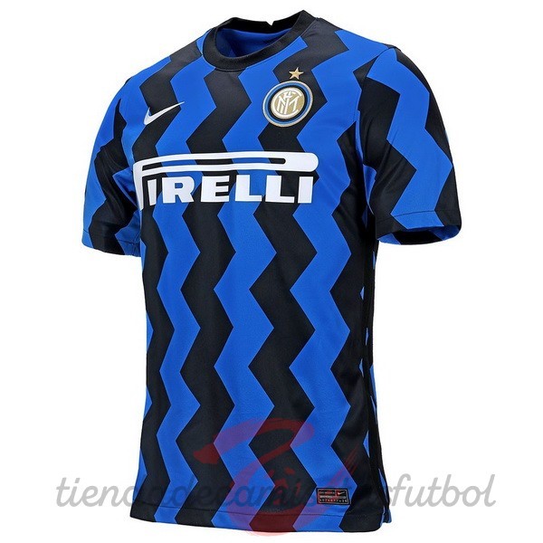 Casa Camiseta Inter Milán 2020 2021 Azul Camisetas Originales Baratas