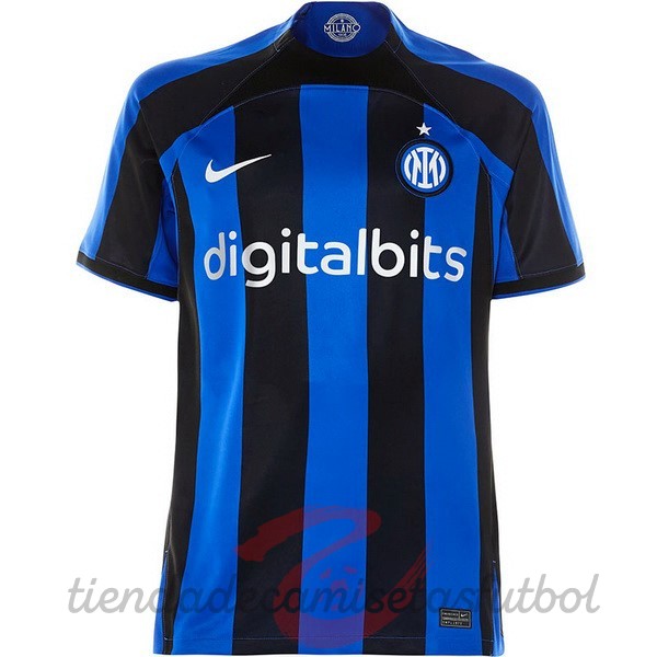 Tailandia Casa Camiseta Inter Milán 2022 2023 Azul Camisetas Originales Baratas