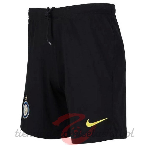 Tercera Pantalones Inter Milán 2020 2021 Negro Camisetas Originales Baratas