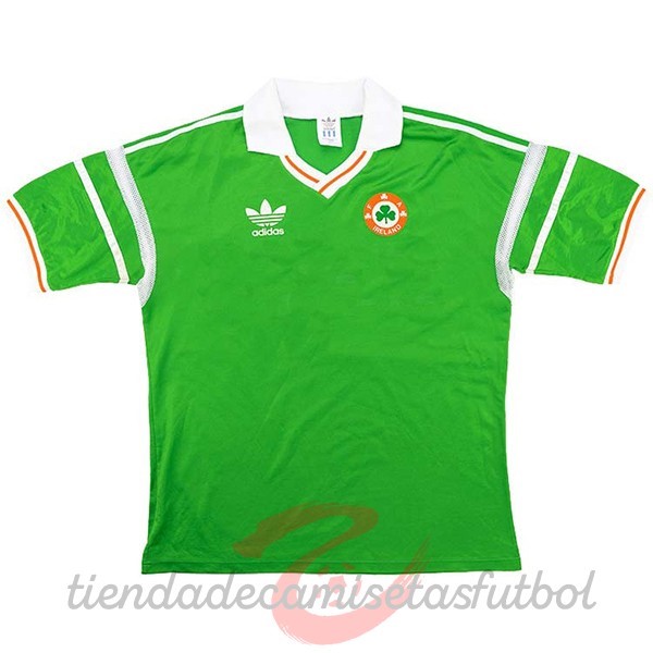 Casa Camiseta Irlanda Retro 1988 1990 Verde Camisetas Originales Baratas