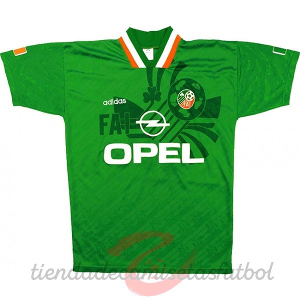 Casa Camiseta Irlanda Retro 1994 Verde Camisetas Originales Baratas