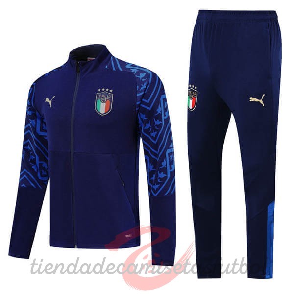 Chandal Italia 2020 Azul Marino Camisetas Originales Baratas