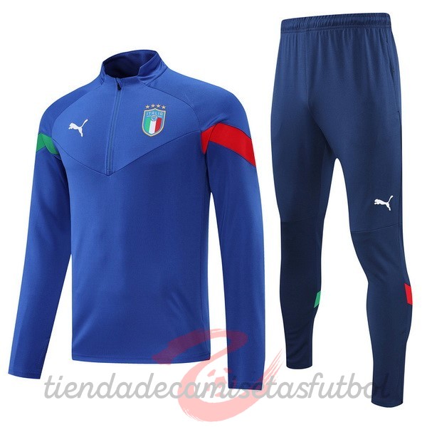 Chandal Italia 2022 Azul I Marino Camisetas Originales Baratas