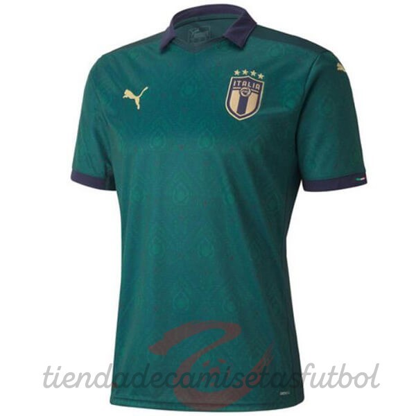 Tercera Camiseta Mujer Italia 2020 Verde Camisetas Originales Baratas