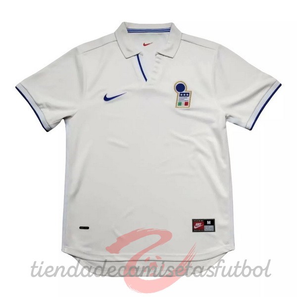 Segunda Camiseta Italy Retro 1998 Azul Camisetas Originales Baratas