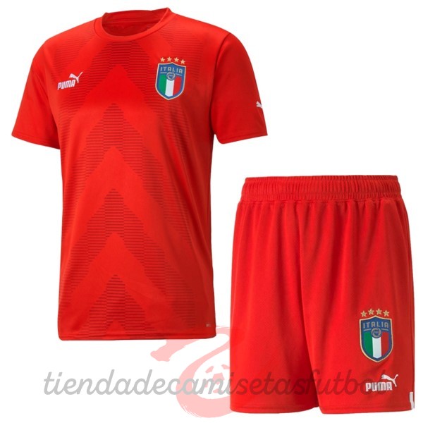 Portero Conjunto De Hombre Italia 2022 Rojo Camisetas Originales Baratas