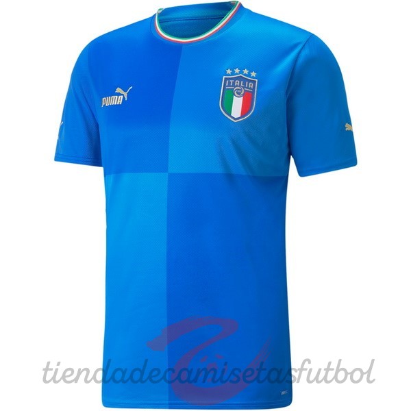 Tailandia Casa Jugadores Camiseta Italia 2022 Azul Camisetas Originales Baratas