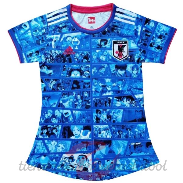 Especial Camiseta Mujer Japón 2021 Azul Camisetas Originales Baratas
