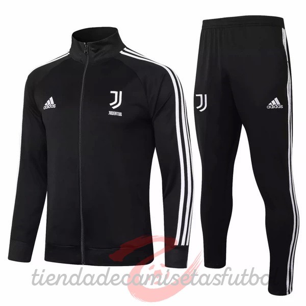 Chandal Juventus 2020 2021 II Negro Blanco Camisetas Originales Baratas