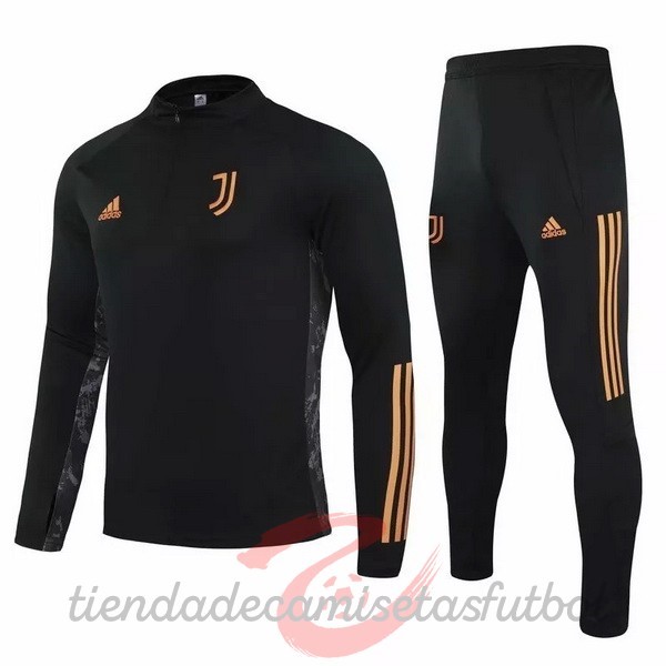 Chandal Juventus 2020 2021 Negro Amarillo Camisetas Originales Baratas