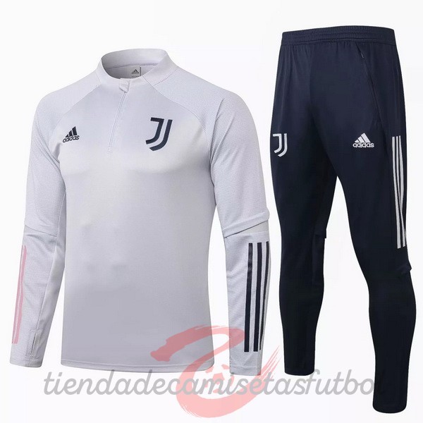 Chandal Juventus 2020 2021 Negro Gris Camisetas Originales Baratas