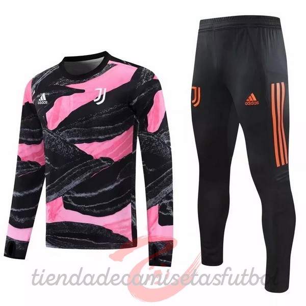 Chandal Juventus 2020 2021 Rosa Negro Naranja Camisetas Originales Baratas