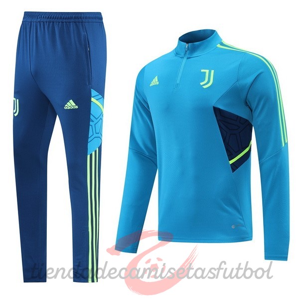 Chandal Juventus 2022 2023 Azul Verde Camisetas Originales Baratas