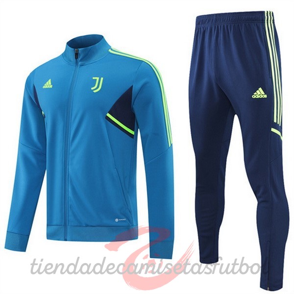 Chandal Juventus 2022 2023 Azul i Verde Camisetas Originales Baratas