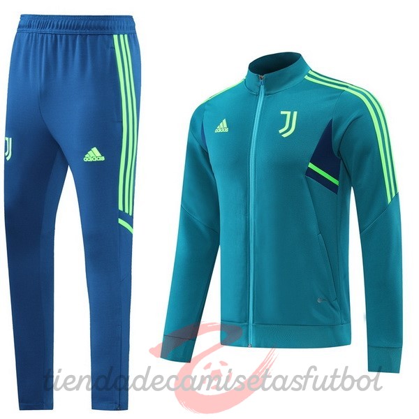 Chandal Juventus 2022 2023 Verde Azul Camisetas Originales Baratas