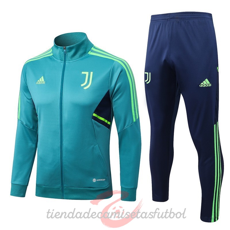 Chandal Juventus 2022 2023 Verde I Azul Camisetas Originales Baratas