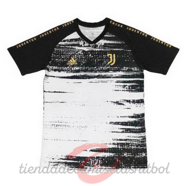 Entrenamiento Juventus 2020 2021 Negro Blanco Camisetas Originales Baratas
