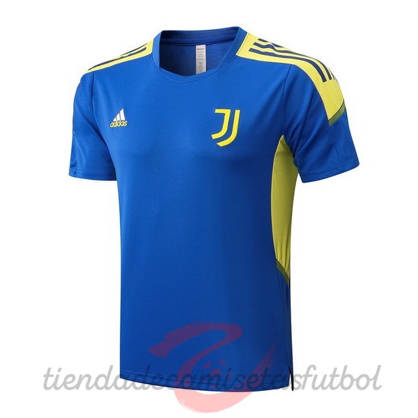 Entrenamiento Juventus 2021 2022 Azul Amarillo Camisetas Originales Baratas