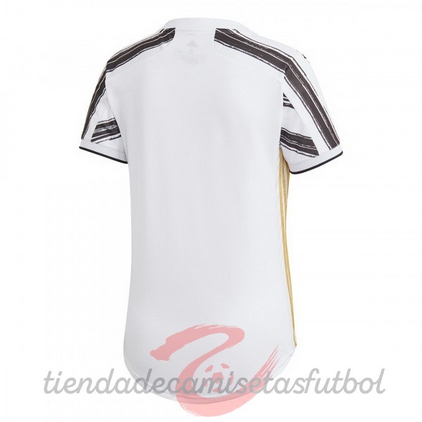 Casa Camiseta Mujer Juventus 2020 2021 Negro Blanco Camisetas Originales Baratas
