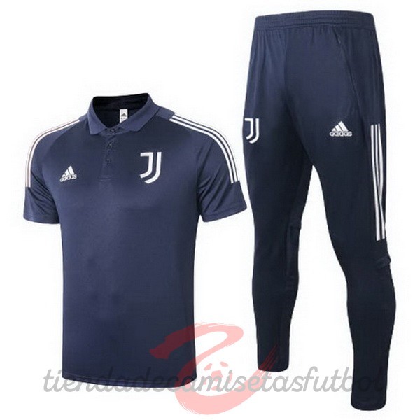 Conjunto Completo Polo Juventus 2020 2021 Azul Marino Camisetas Originales Baratas
