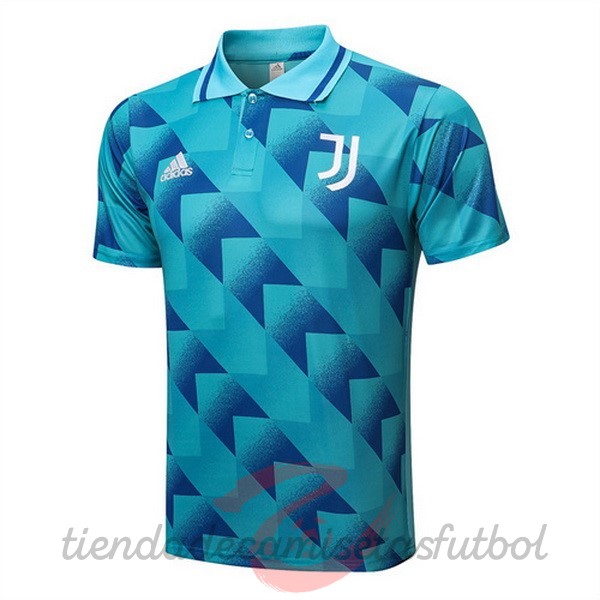 Polo Juventus 2022 2023 Azul Verde Camisetas Originales Baratas